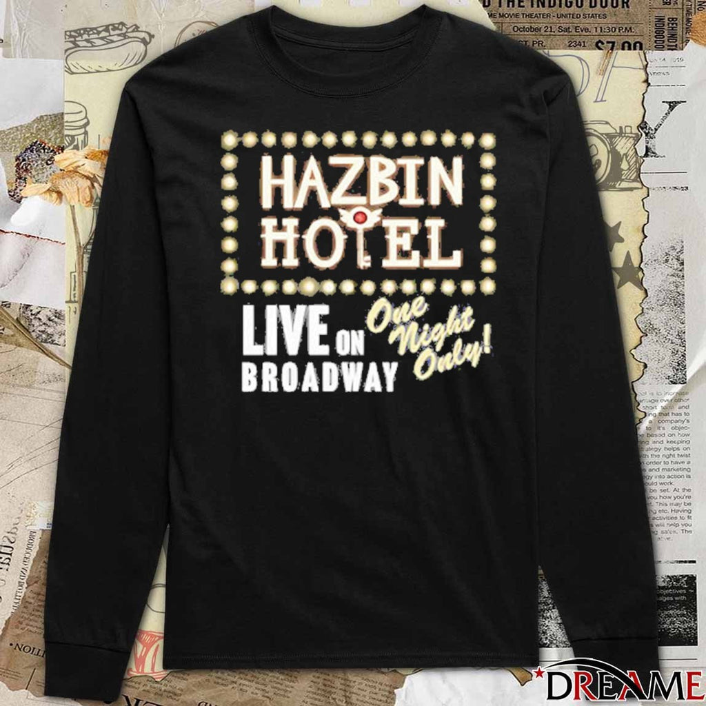 Hazbin Hotel Live On Broadway One Night Only 2025 Two Sides t-shirt