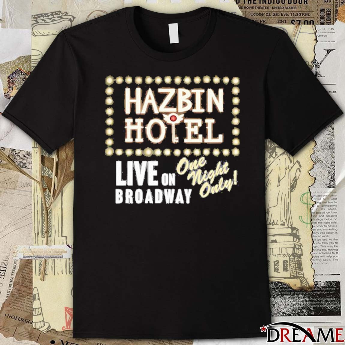 Hazbin Hotel Live On Broadway One Night Only 2025 Two Sides t-shirt
