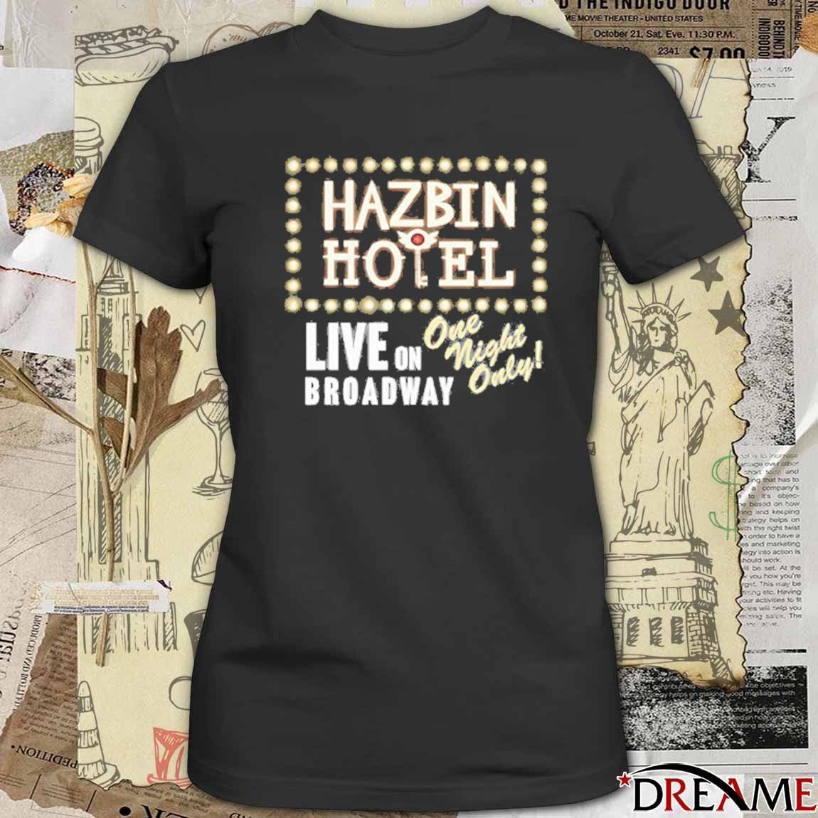 Hazbin Hotel Live On Broadway One Night Only 2025 Two Sides t-shirt