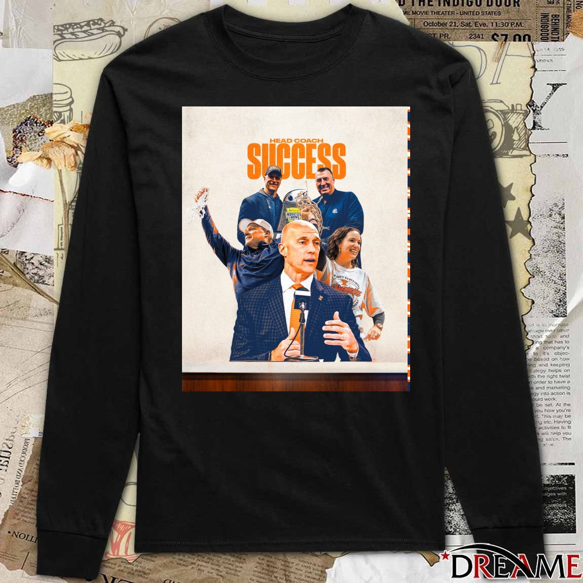 Head Coach Success The Best 10 Years Of Illinois Athletics Led By Josh Whitman t-shirt