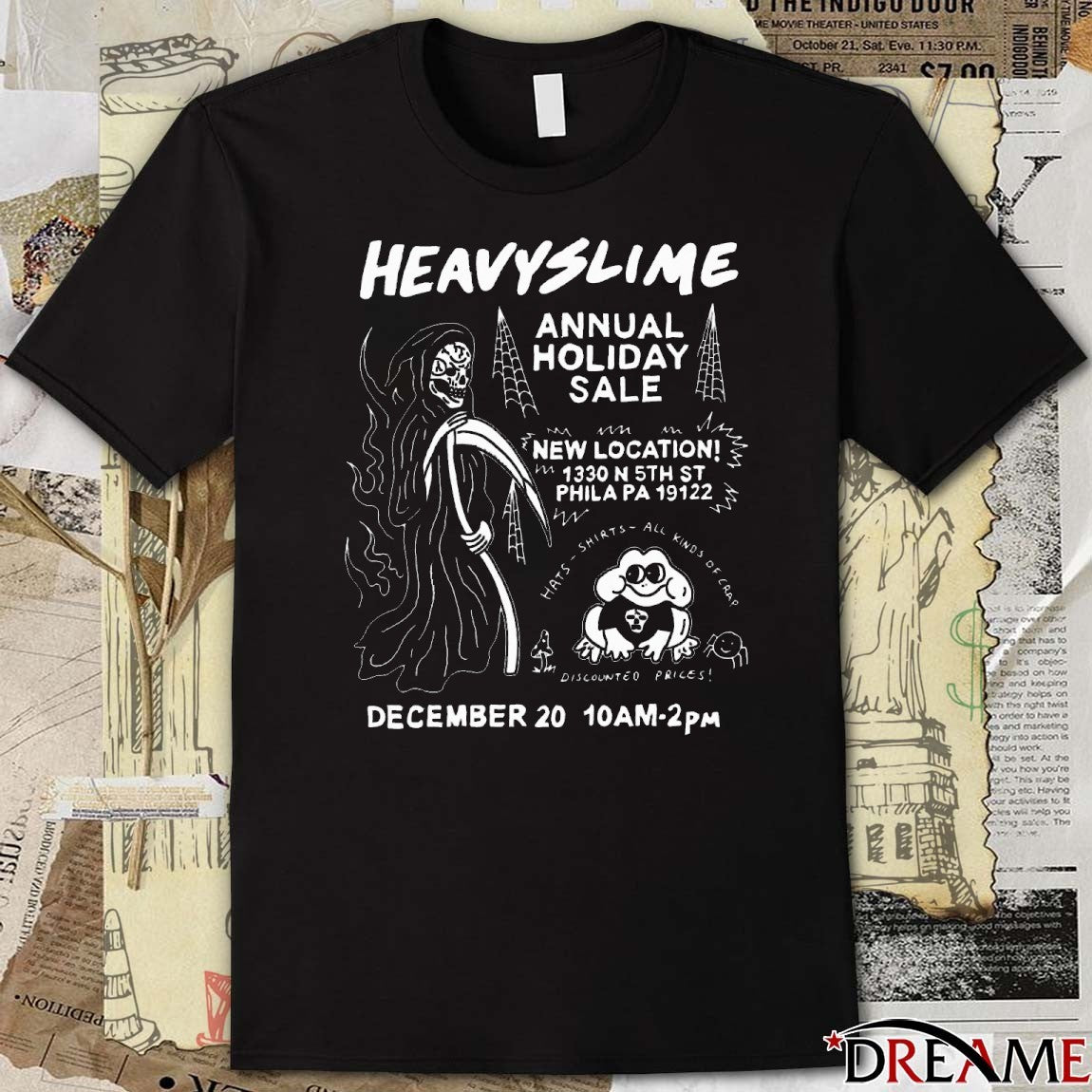 Heavyslime Annual Holiday 1330 N 5th St, Phila, PA 19122 December 20 2025 t-shirt