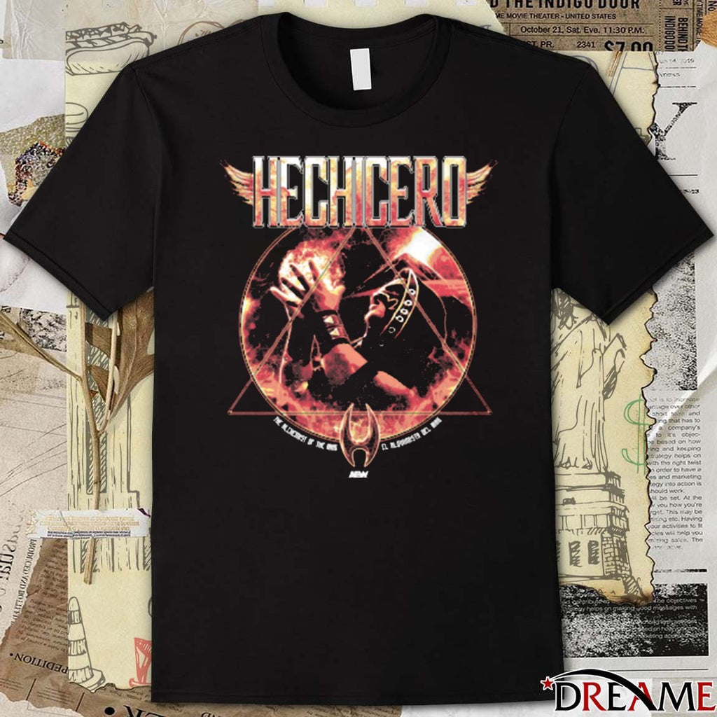 Hechicero The Alchemist of the Ring AEW 2025 Fanart t-shirt