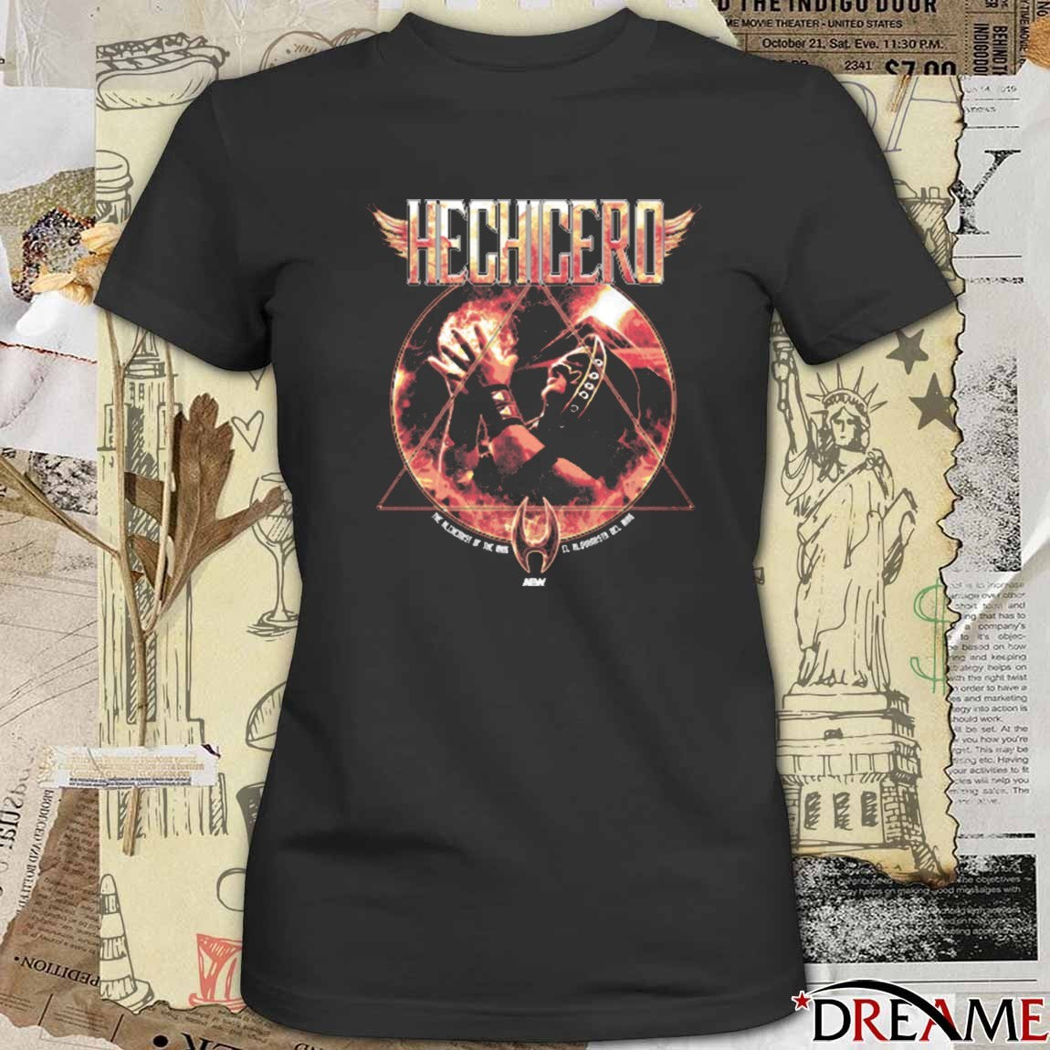Hechicero The Alchemist of the Ring AEW 2025 Fanart t-shirt