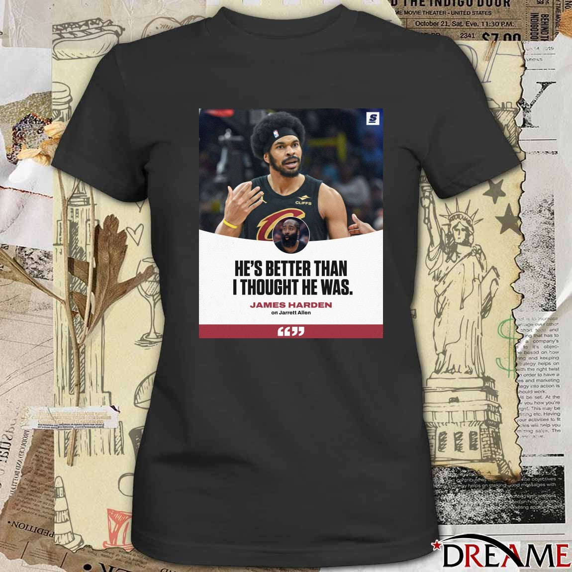 He’s Better Than I Thought He Was James Harden On Jarrett Allen t-shirt