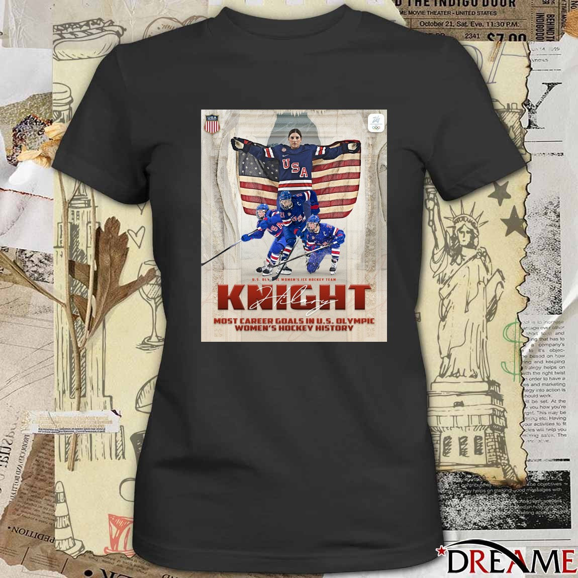 Hilary Knight U.S. Olympic Women’s Hockey History 2026 t-shirt