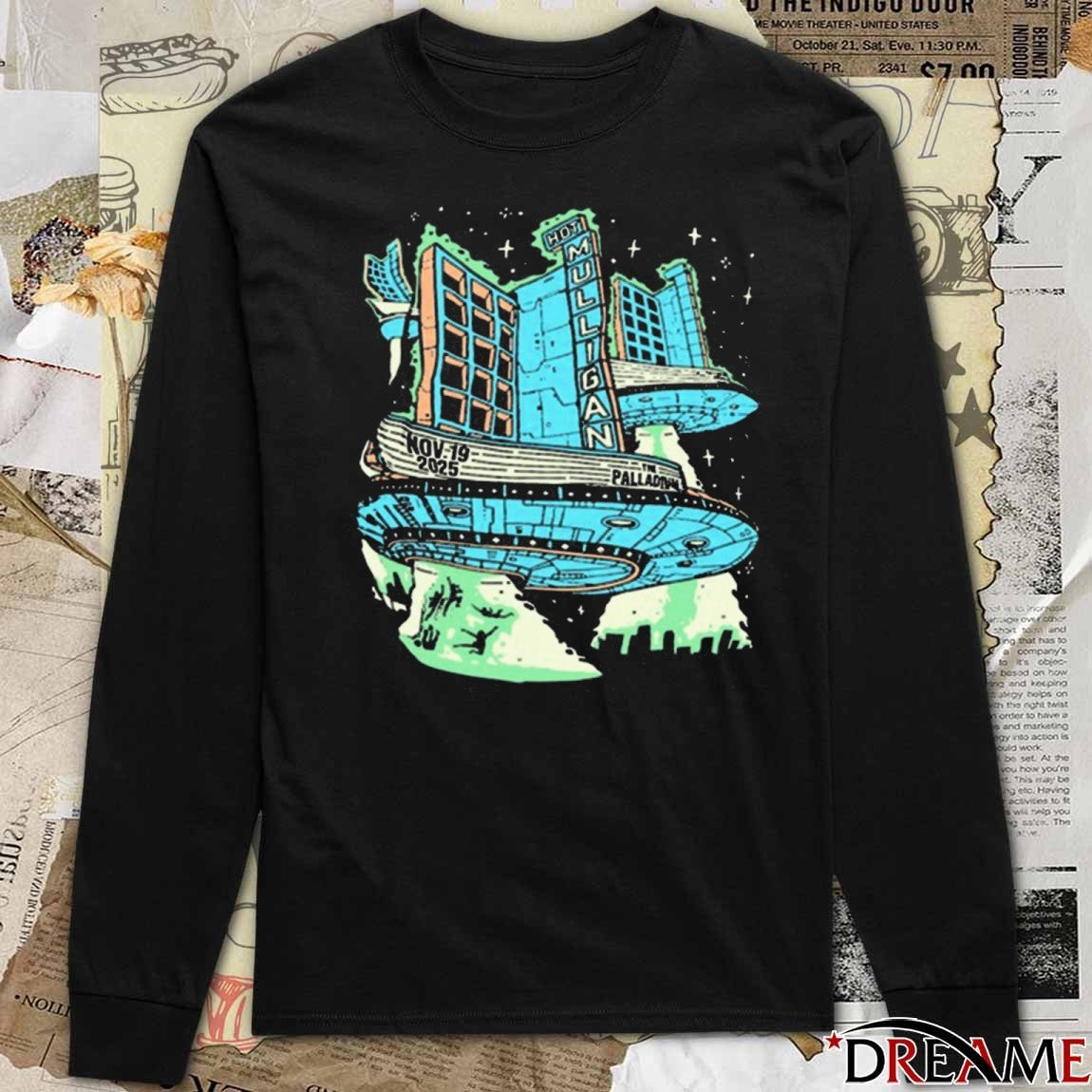 Mulligan November 19 2025 Los Angeles The Palladium t-shirt
