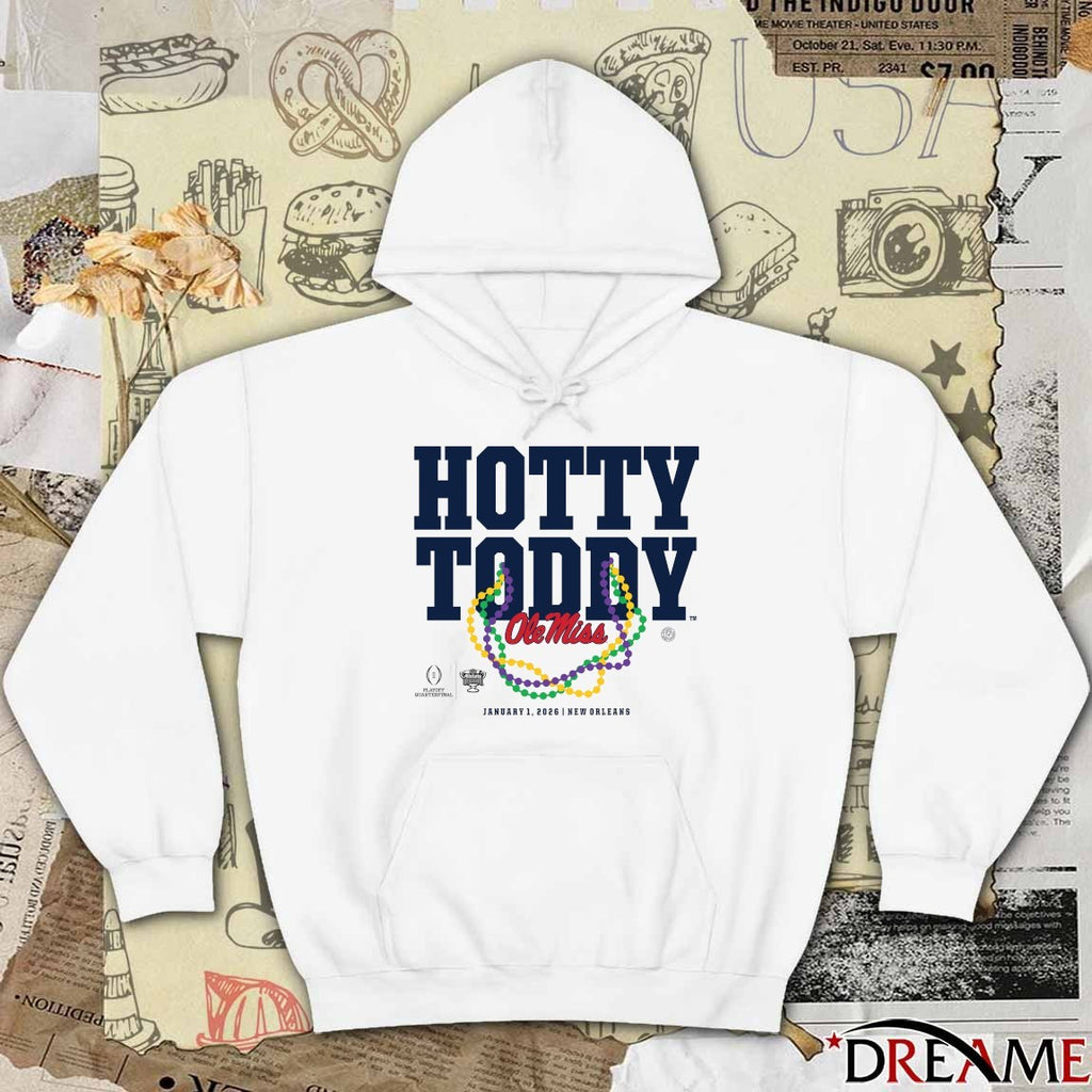 Hotty Toddy Ole Miss Football January 1 2026 New Orleans t-shirt