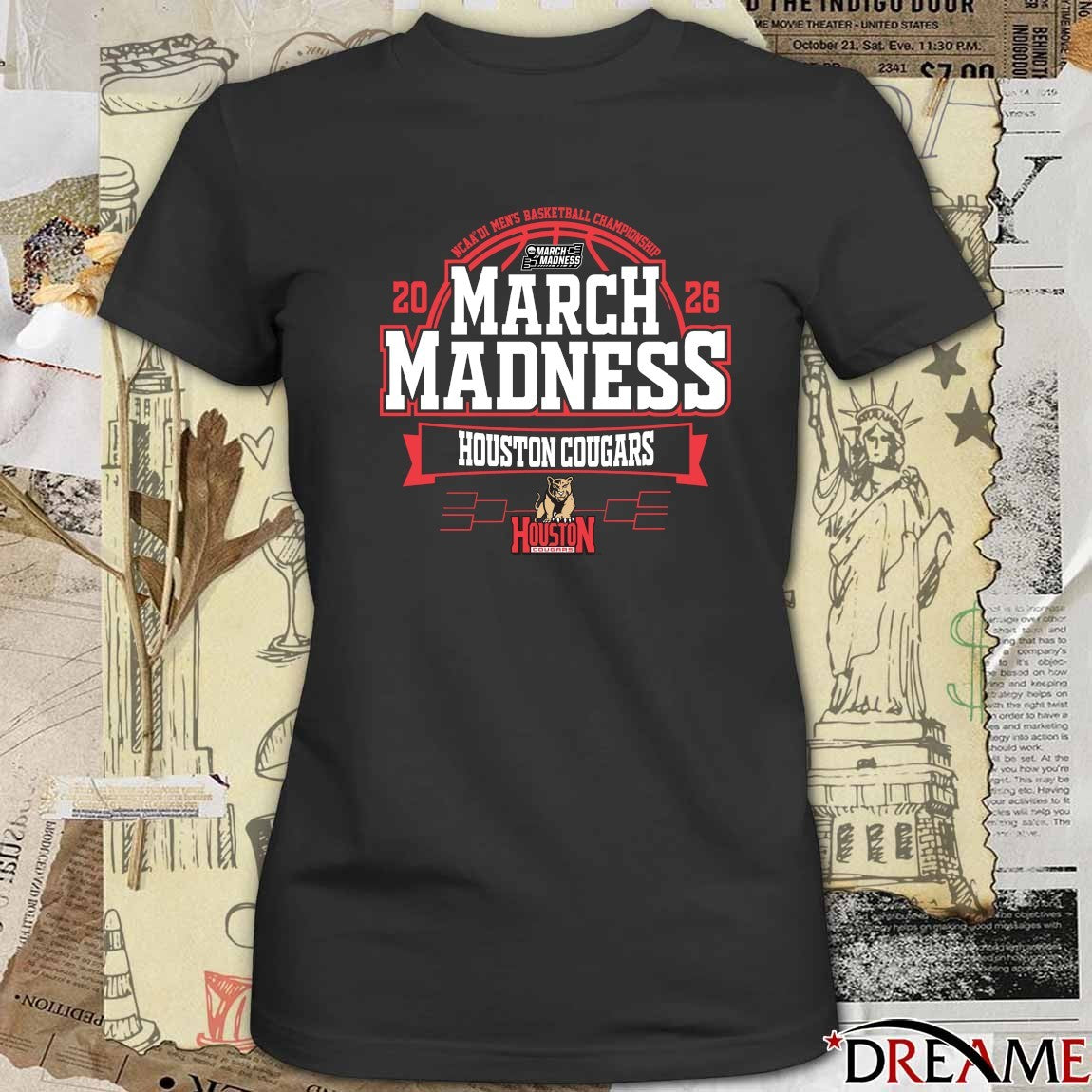 Houston Cougars 2026 NCAA DI Men’s Basketball Championship March Madness t-shirt