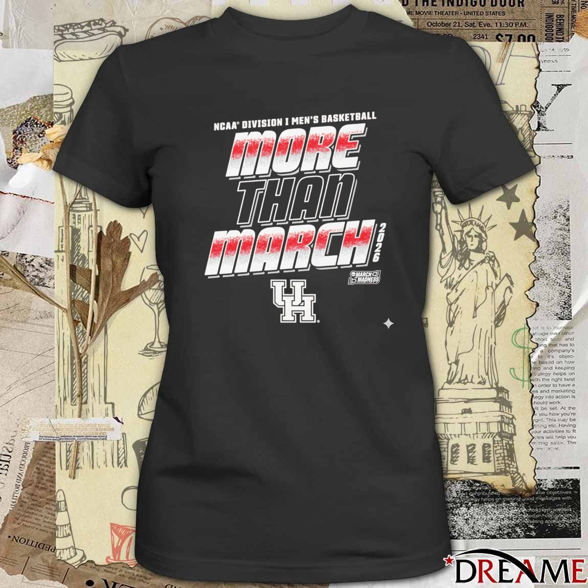 Houston Cougars 2026 NCAA Division I Men’s Basketball More Than March t-shirt