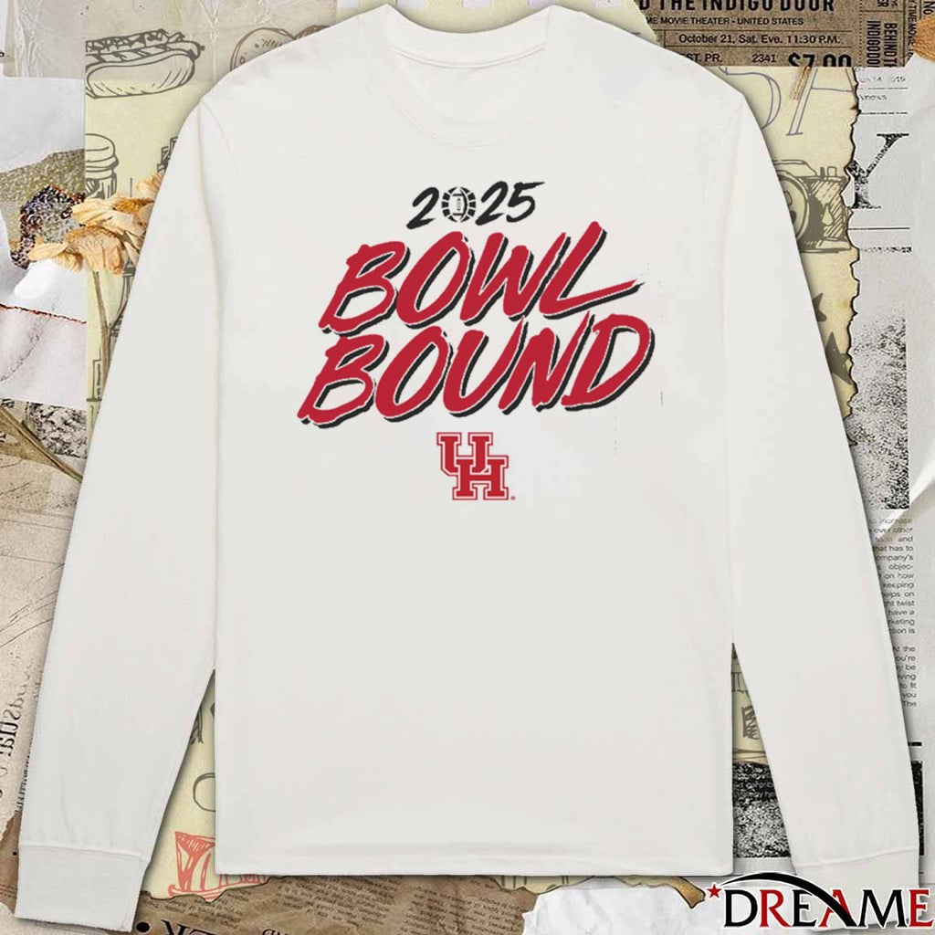 Houston Cougars football NCAA 2025 Bowl Bound Season t-shirt