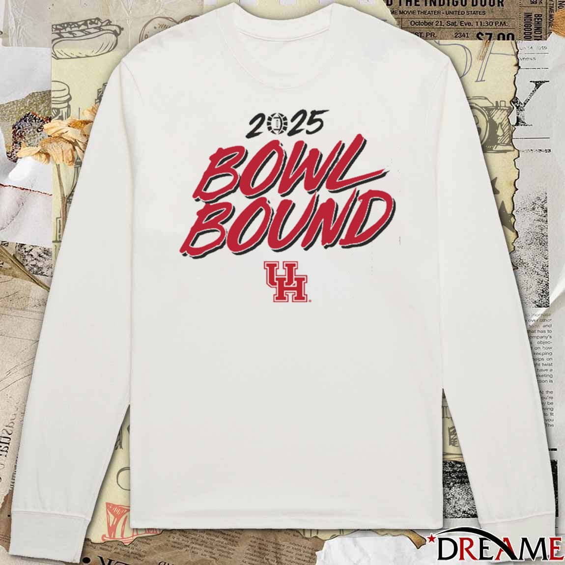 Houston Cougars football NCAA 2025 Bowl Bound Season t-shirt