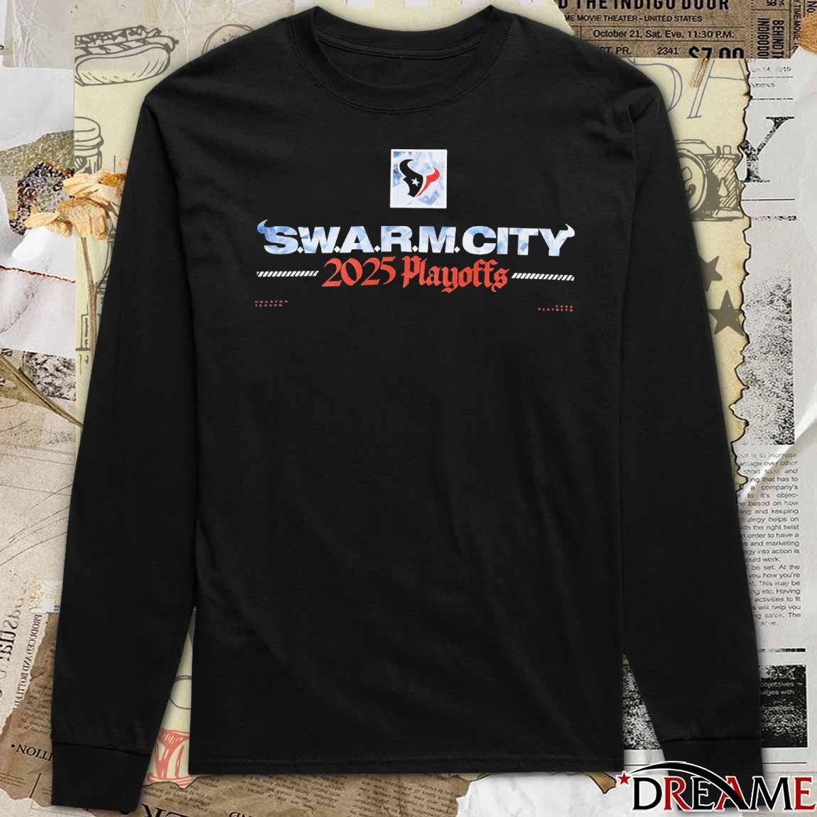Houston Texans S.W.A.R.M. City 2025 Playoffs t-shirt