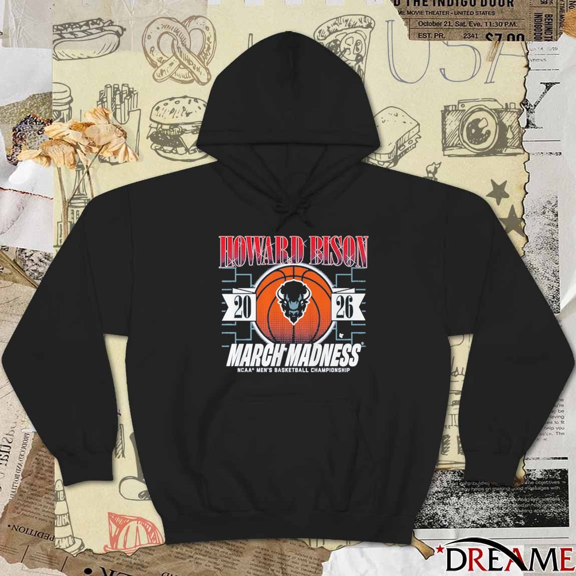 Howard Bison MBB 2026 NCAA Men’s Basketball Championship March Madness t-shirt