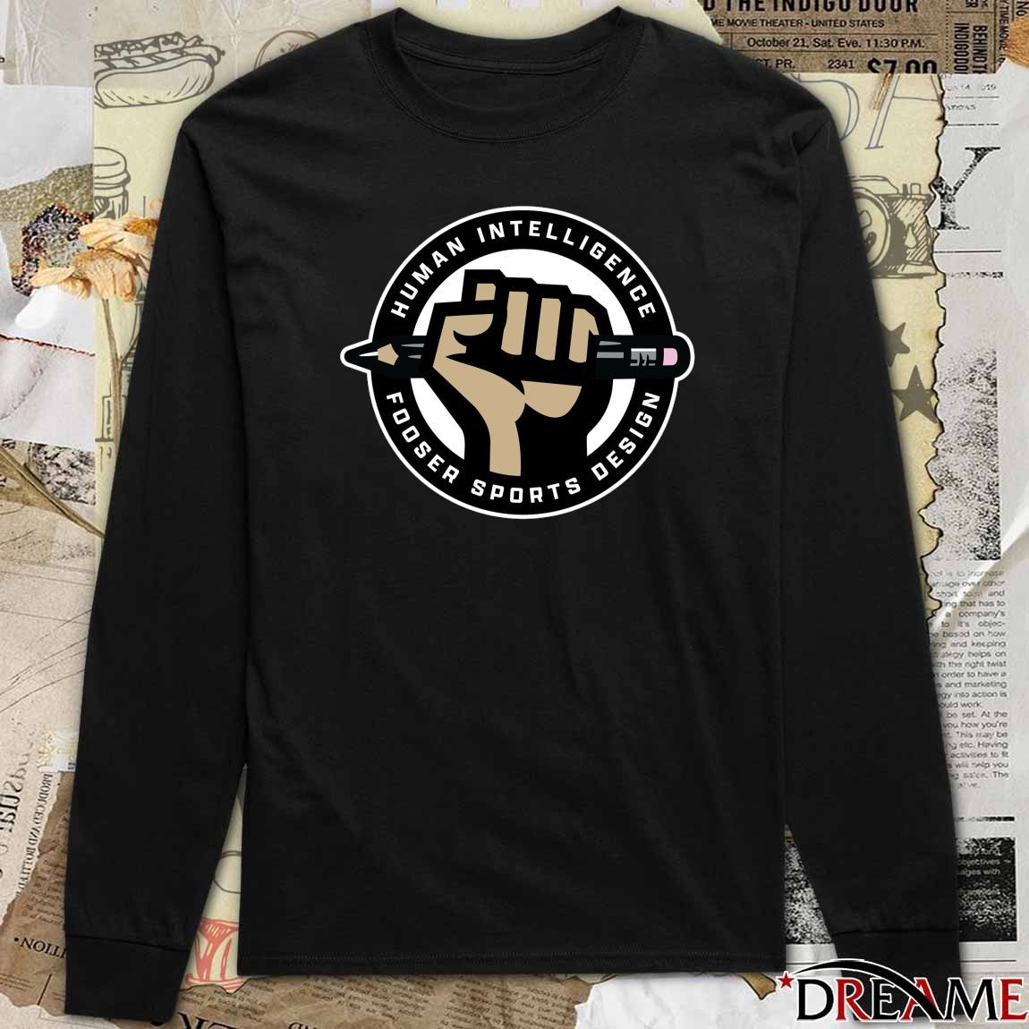 Human Intelligence Fooser Sports Design Logo t-shirt