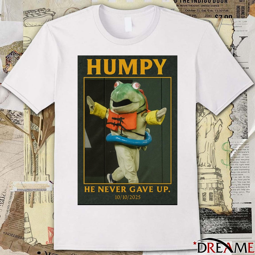 Humpy Salmon Seattle Mariners He Never Gave Up October 10 2025 Poster t-shirt