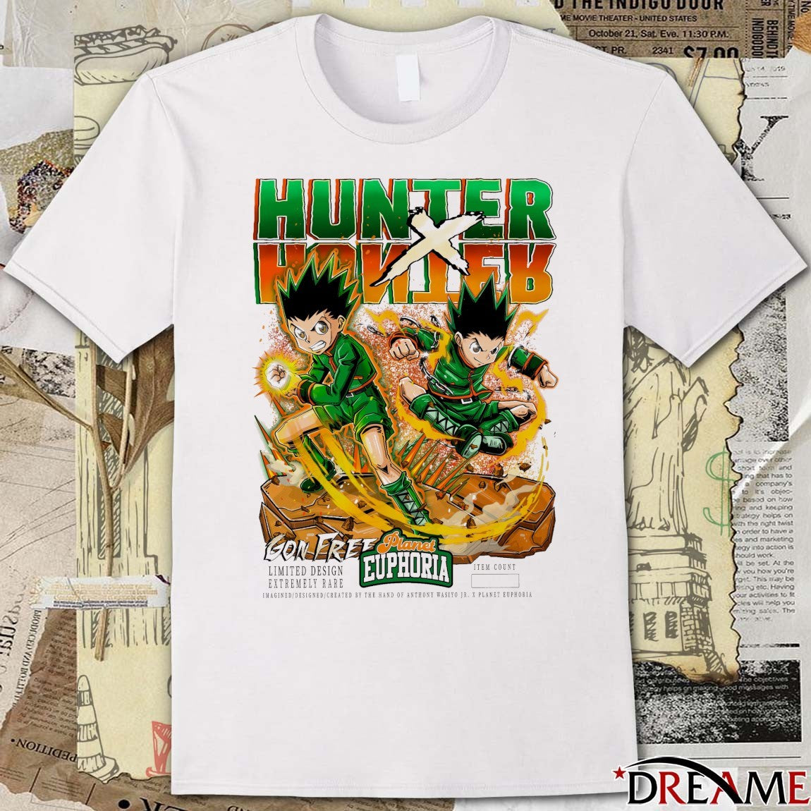 Hunter X Hunter Gon Free Planet Euphoria Art 2026 t-shirt