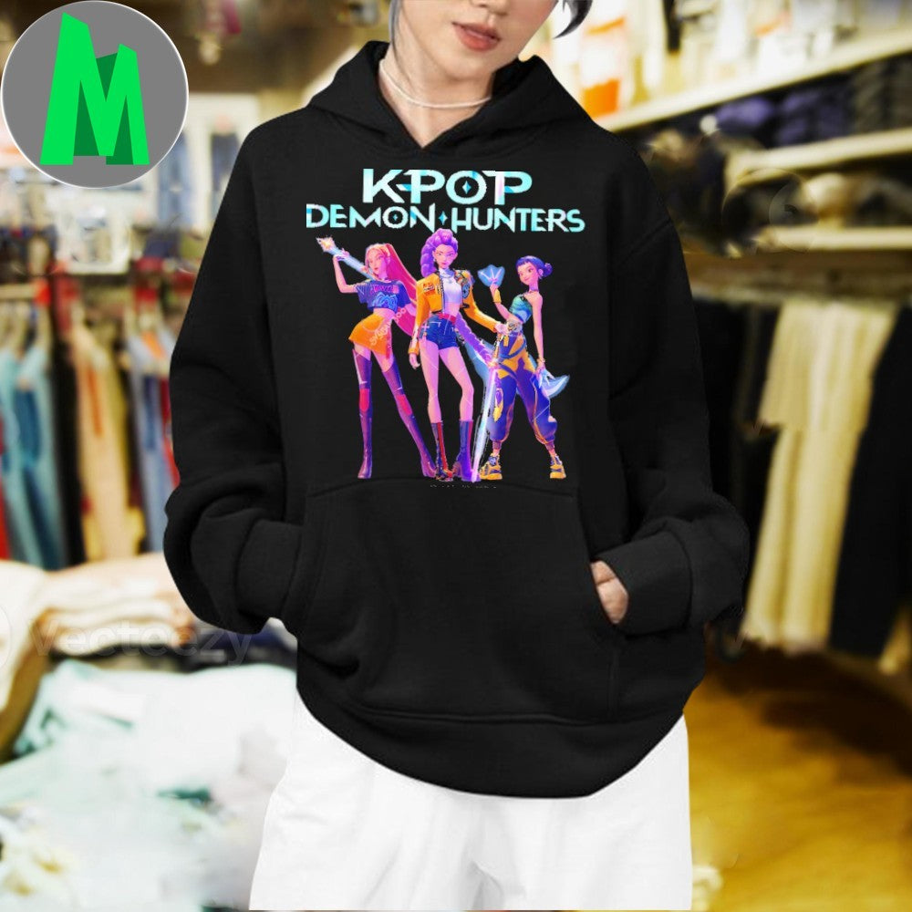 Huntrix Ready for Battle Kpop Demon Hunters Huntrix Shirt