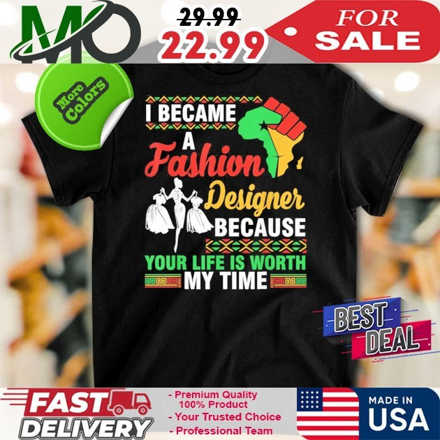I Became A Social Worker Because Your Life Is Worth My Time Shirt