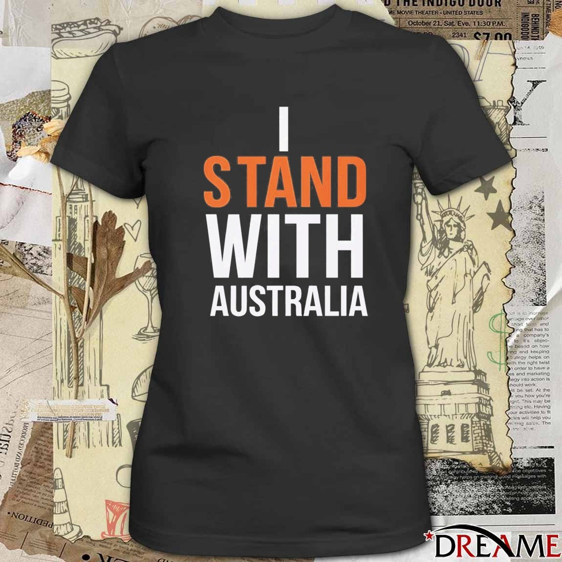 I Stand With Australia New 2025 t-shirt