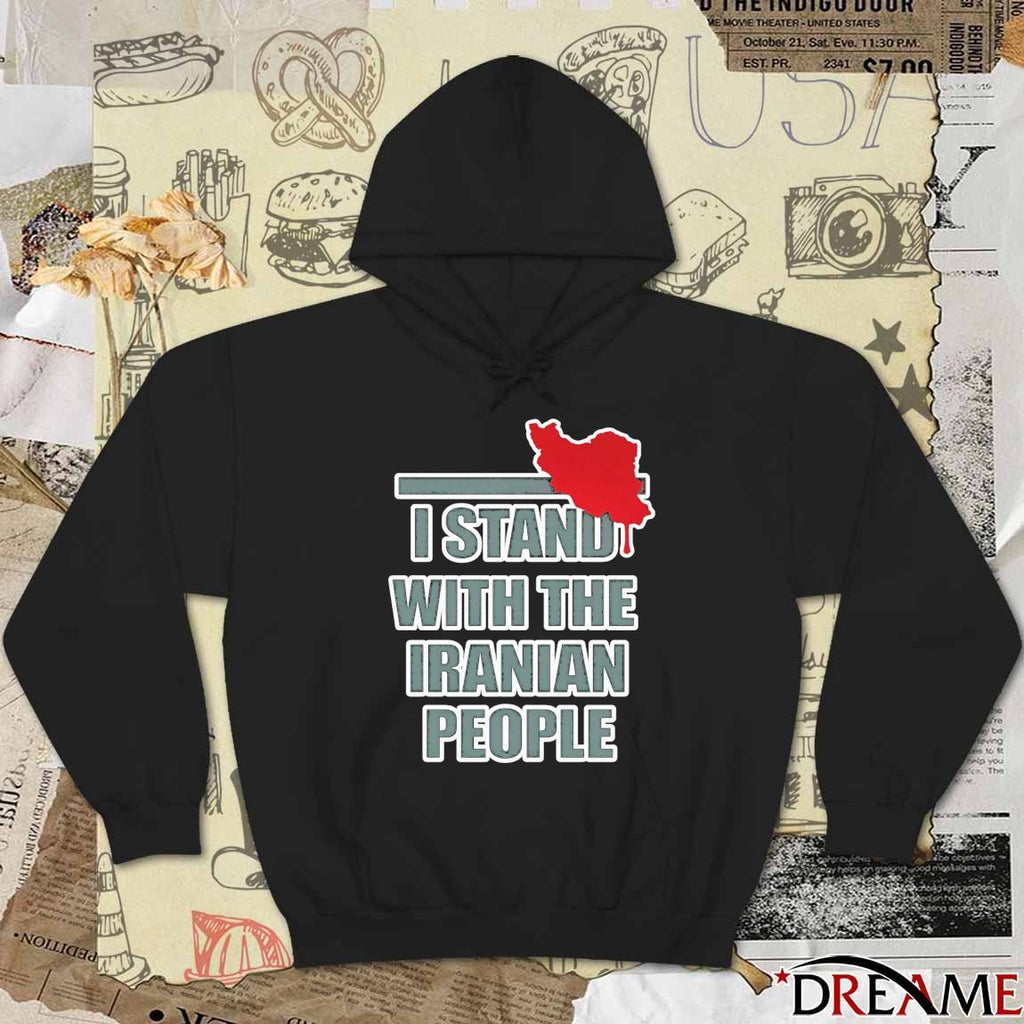 I Stand With The Iranian People – No War Iran 2026 Political t-shirt
