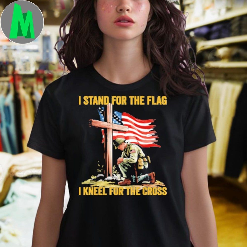 I Stand for the Flag Memorial Patriotic Veteran 4th of July Shirt