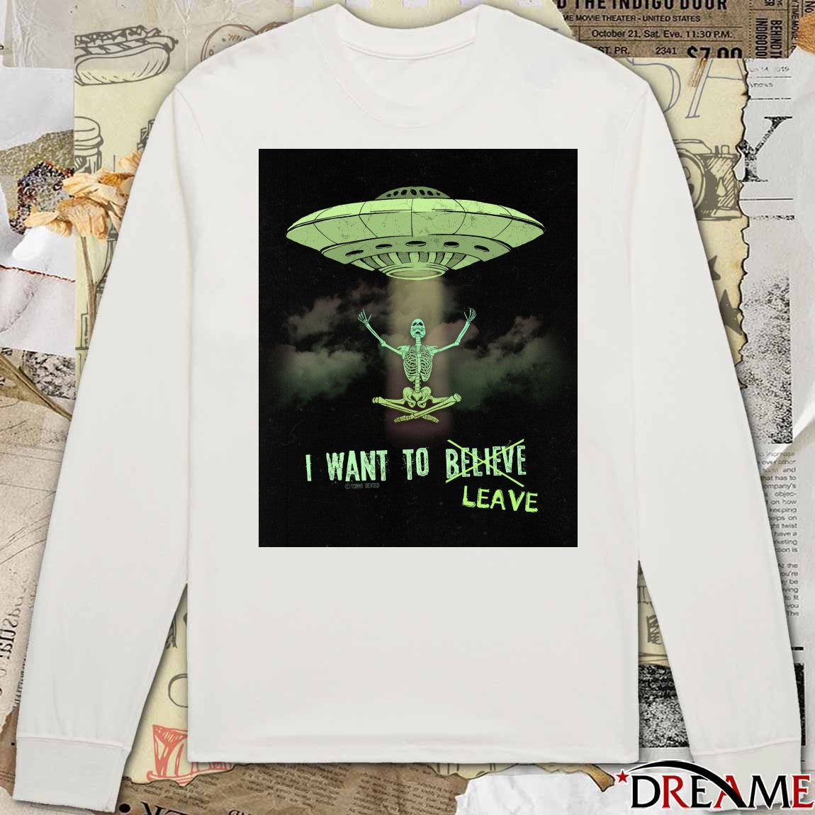 I Want To Leave The X-Files Poster t-shirt