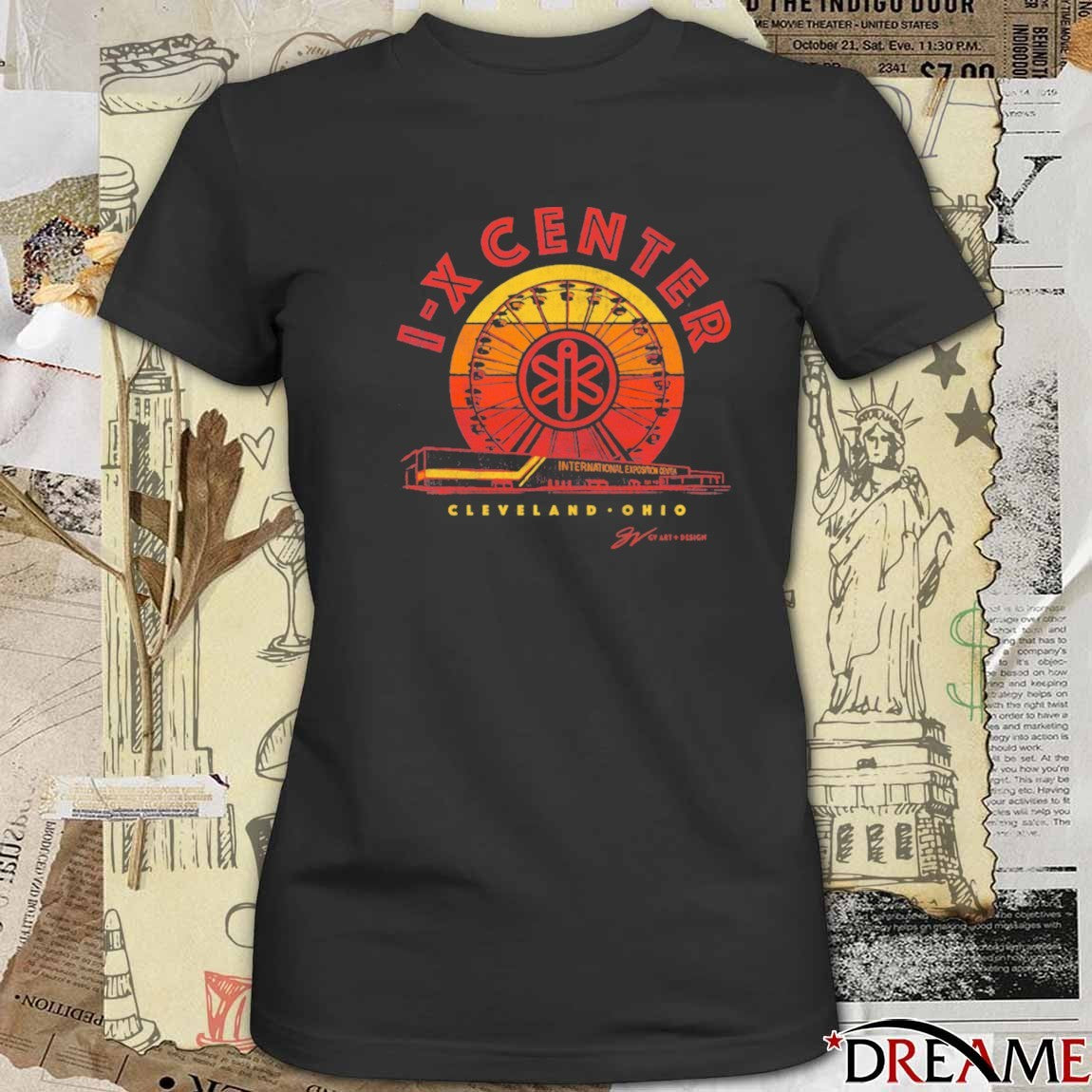 I-X International Exposition Center Ferris Wheel Cleveland Ohio t-shirt
