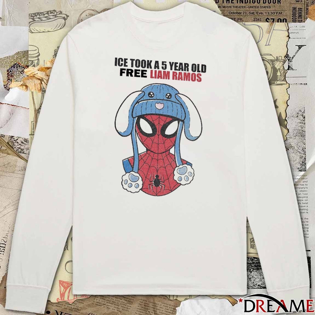 ICE Took A 5 Year Old Free Boys Liam Ramos Minnesota t-shirt