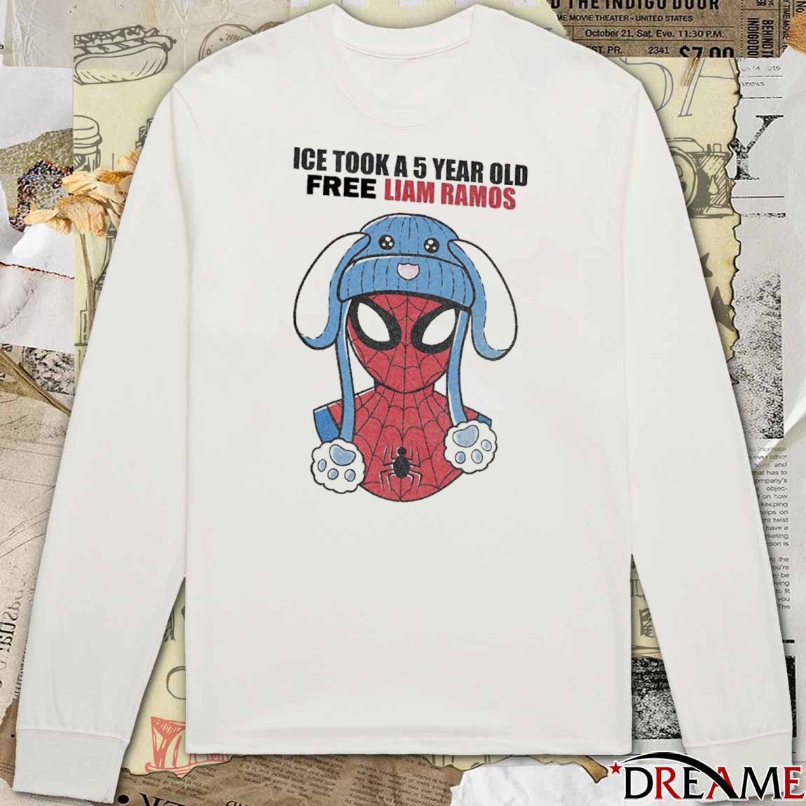 ICE Took A 5 Year Old Free Boys Liam Ramos Minnesota t-shirt