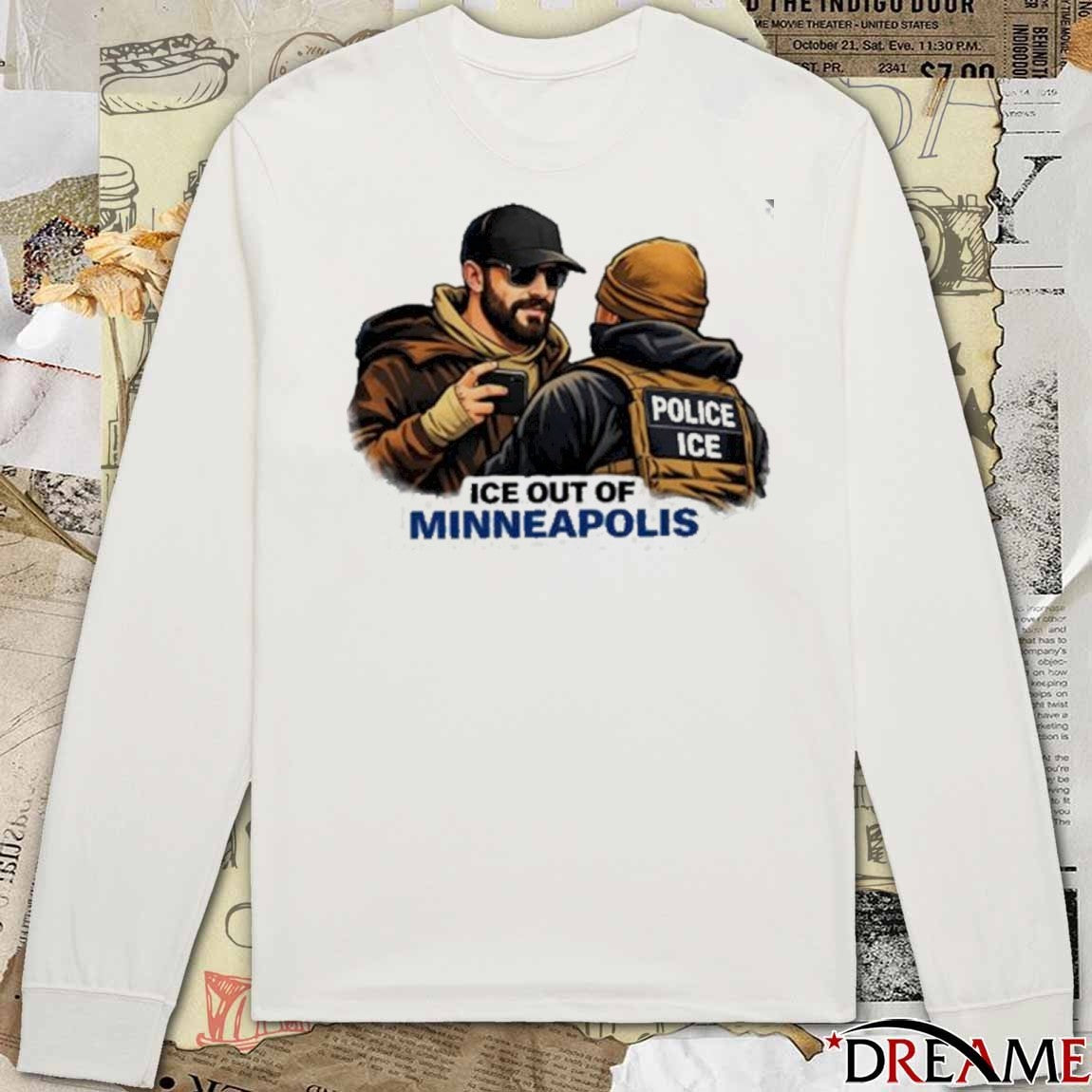 Ice Out Of Minneapolis Justice For Alex Pretti 2026 t-shirt