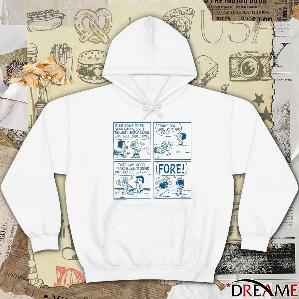 If I’m Going To Be Your Caddy Sir I Thought I Should Learn Some Golf Expressions Peanuts x LPGA FORE t-shirt