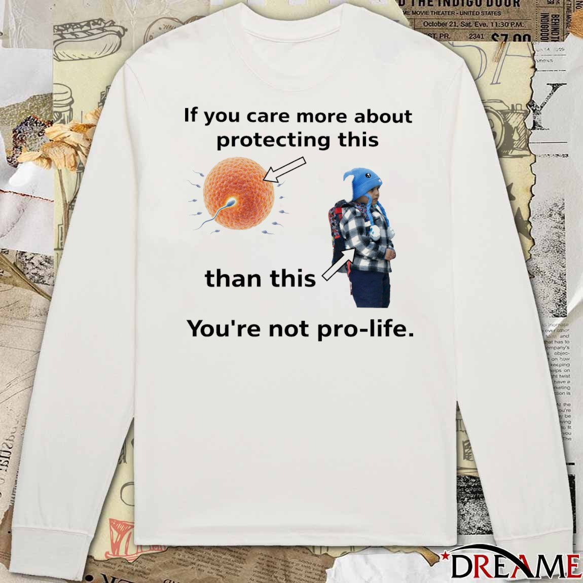 If You Care More About Protecting This Than This You’re Not Pro-Life Free Liam Ramos t-shirt