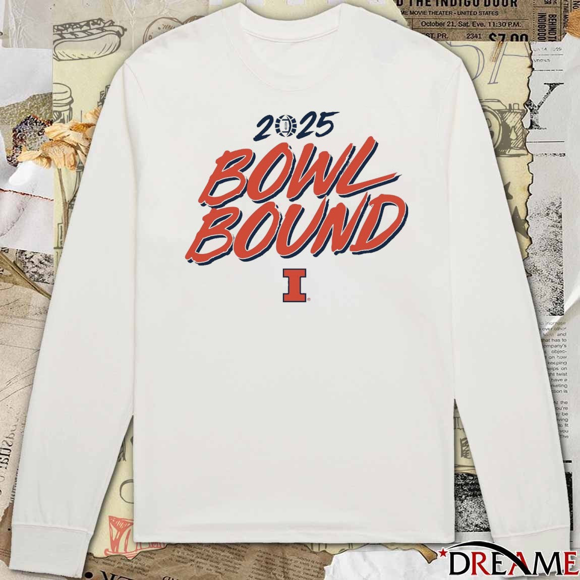 Illinois Fighting Illini Football NCAA 2025 Bowl Bound t-shirt