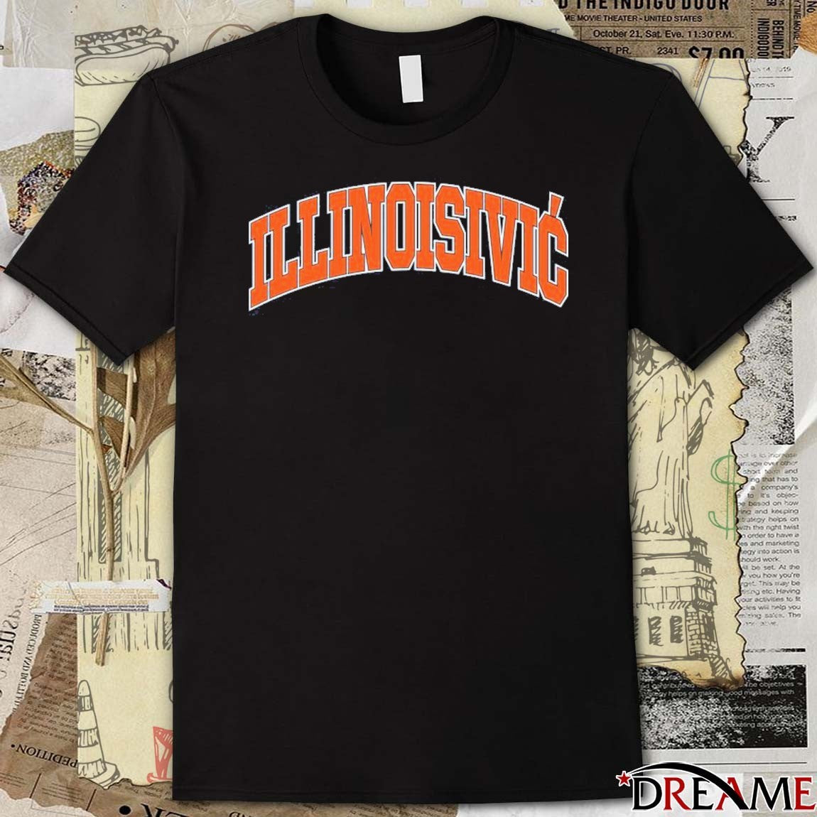 Illinoisivic Balkan Ball Illinois Fighting Illini Basketball t-shirt
