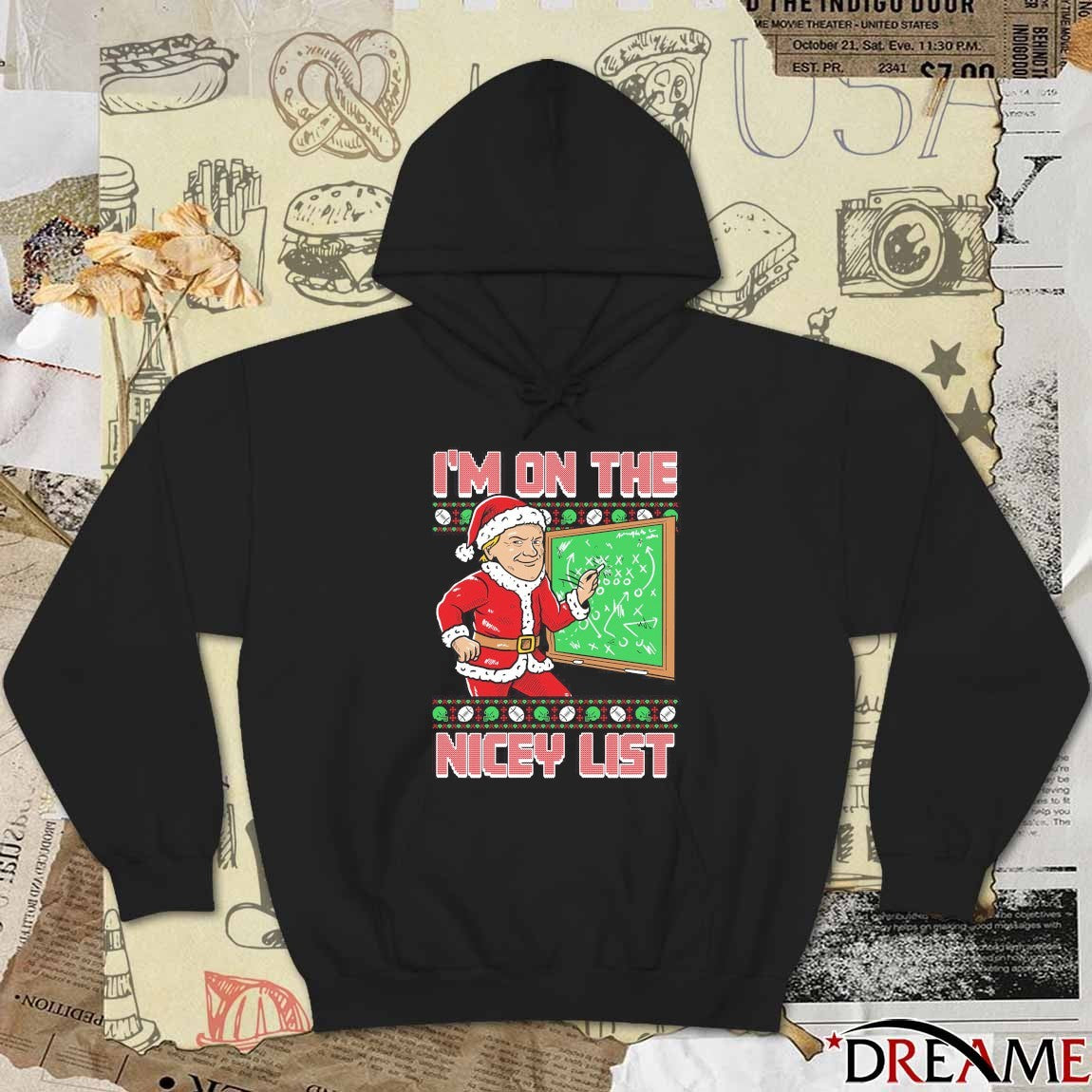 I’m On The Nicey List Ugly Christmas Sweater 2025 t-shirt