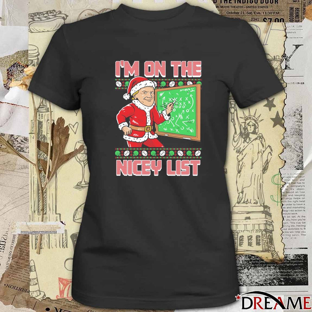 I’m On The Nicey List Ugly Christmas Sweater 2025 t-shirt