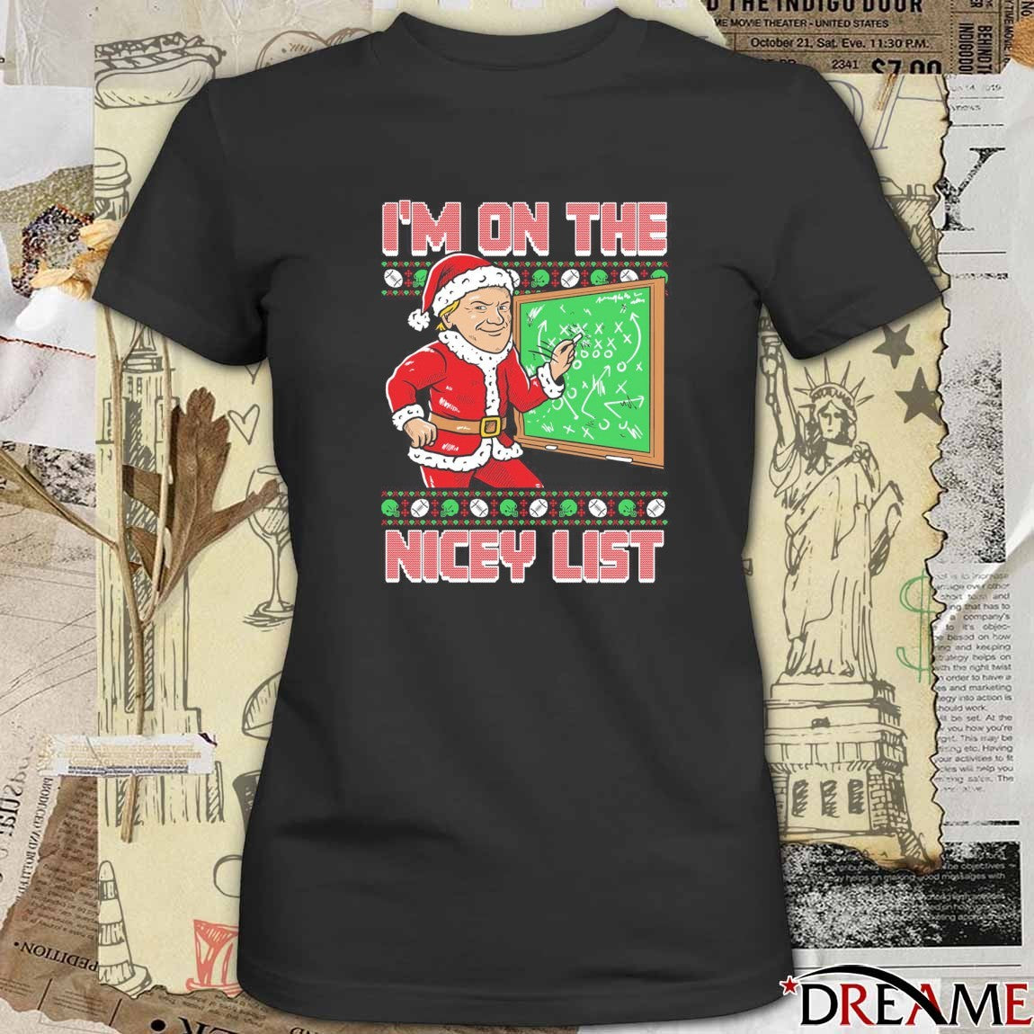 I’m On The Nicey List Ugly Christmas Sweater 2025 t-shirt