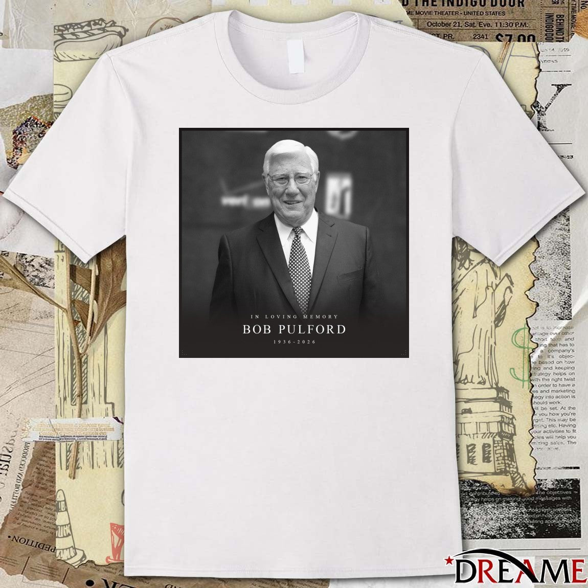 In Loving Memory Bob Pulford 1936 – 2026 NHL Public Relations Poster t-shirt