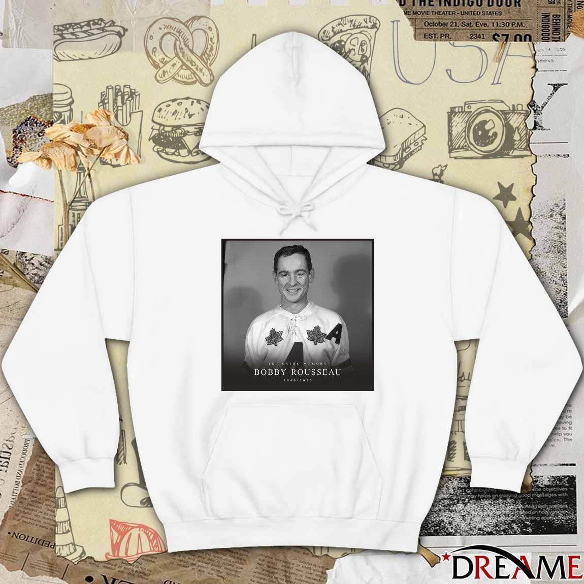 In Loving Memory Bobby Rousseau 1940 – 2025 Poster t-shirt