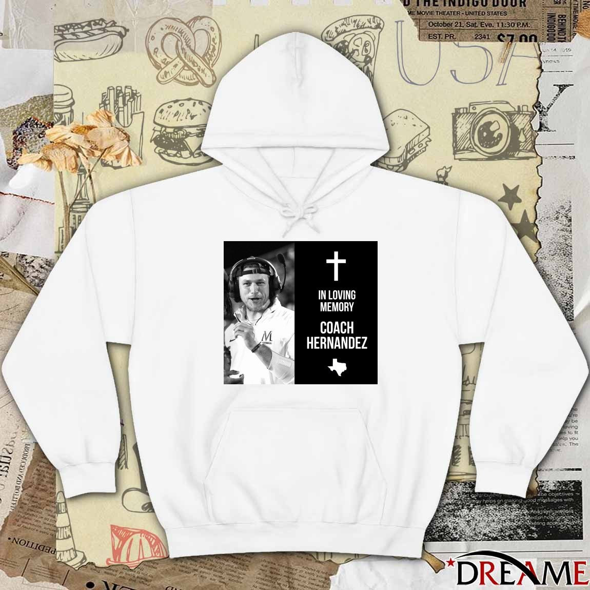 In Loving Memory Coach Hernandez t-shirt
