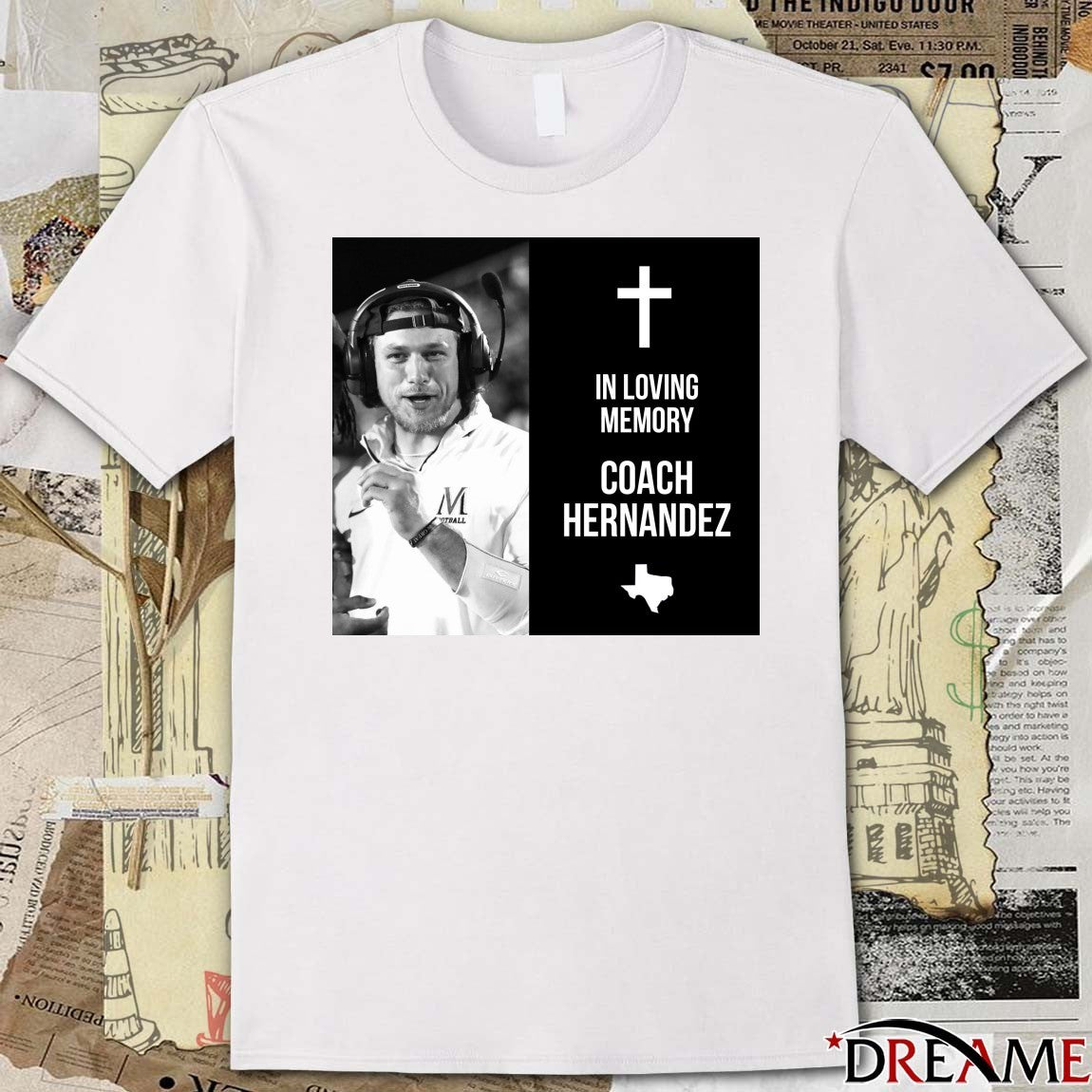 In Loving Memory Coach Hernandez t-shirt
