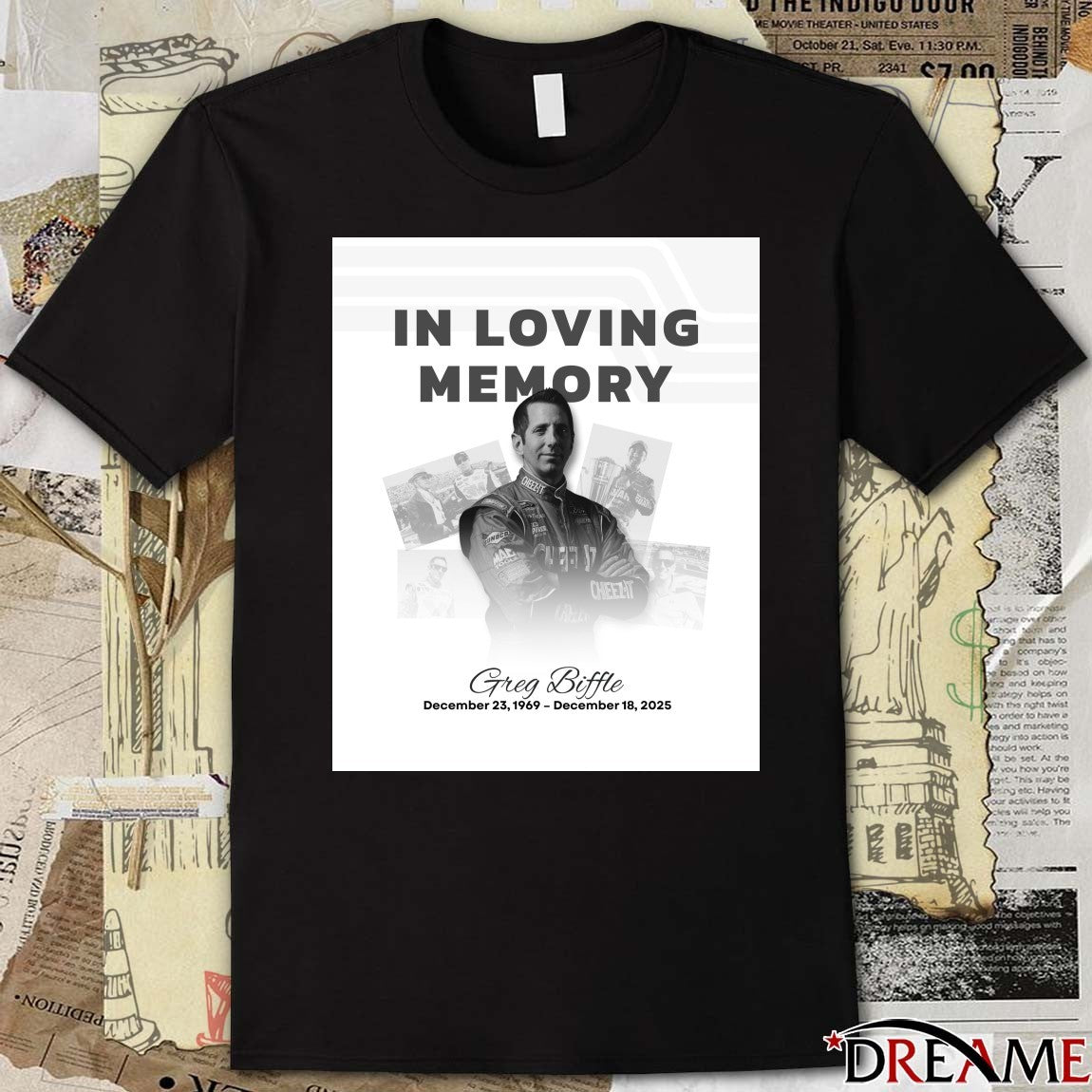 In Loving Memory Greg Biffle December 23 1969 – December 18 2025 Poster t-shirt
