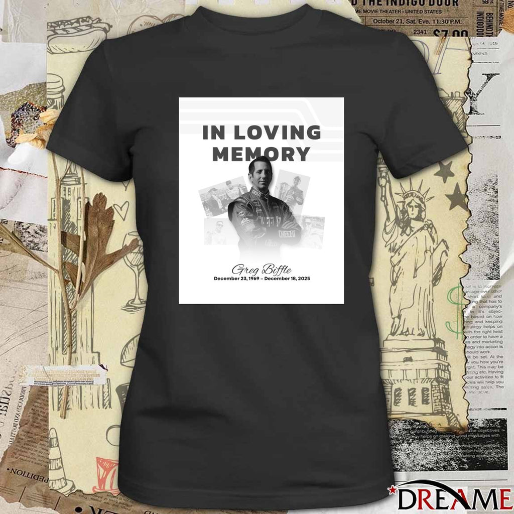 In Loving Memory Greg Biffle December 23 1969 – December 18 2025 Poster t-shirt