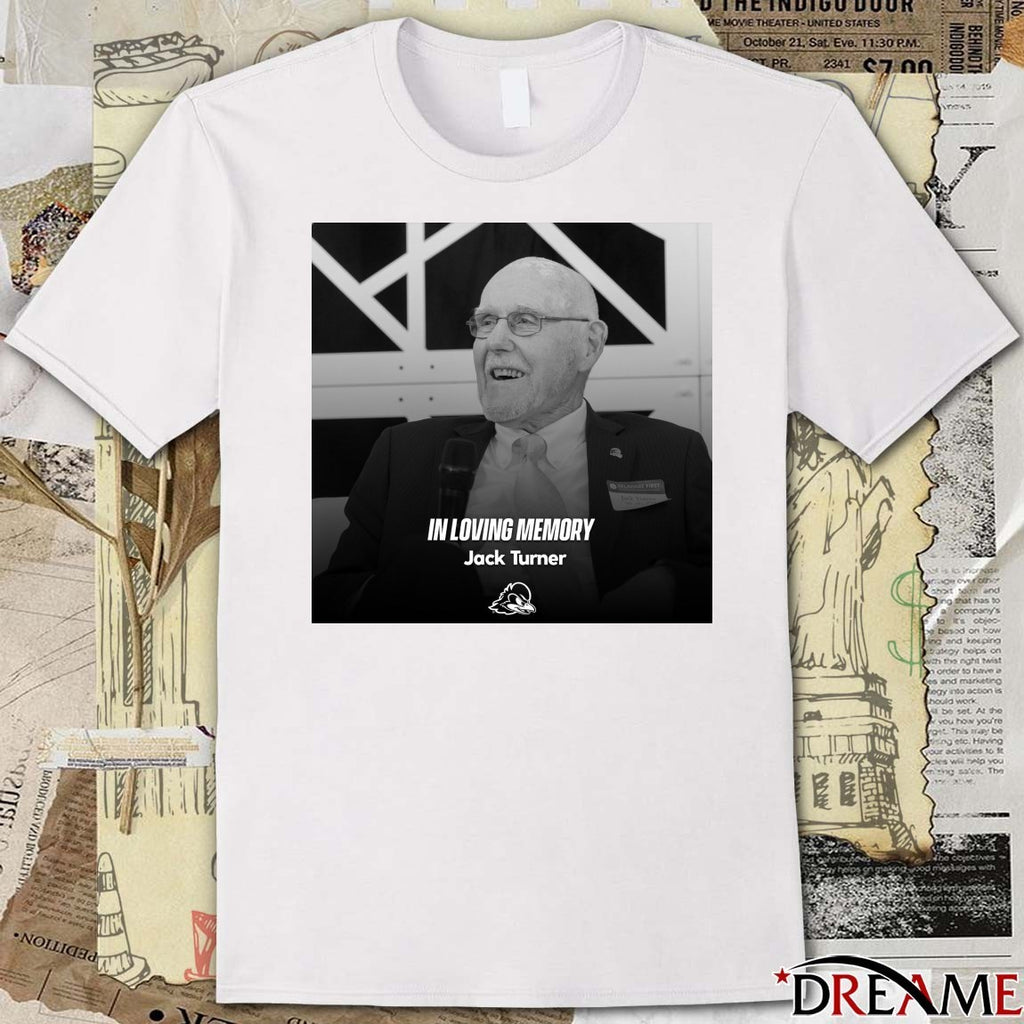 In Loving Memory Hall of Famer Jack Turner Delaware Blue Hens Poster t-shirt