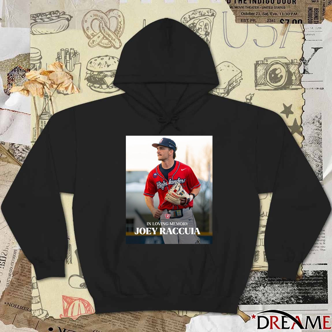 In Loving Memory Joey Raccuia Radford Baseball Poster t-shirt