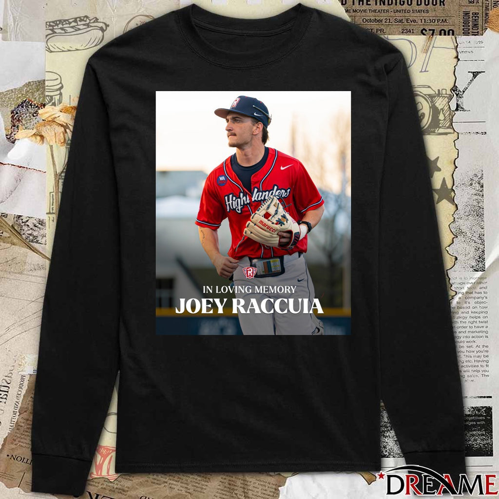 In Loving Memory Joey Raccuia Radford Baseball Poster t-shirt