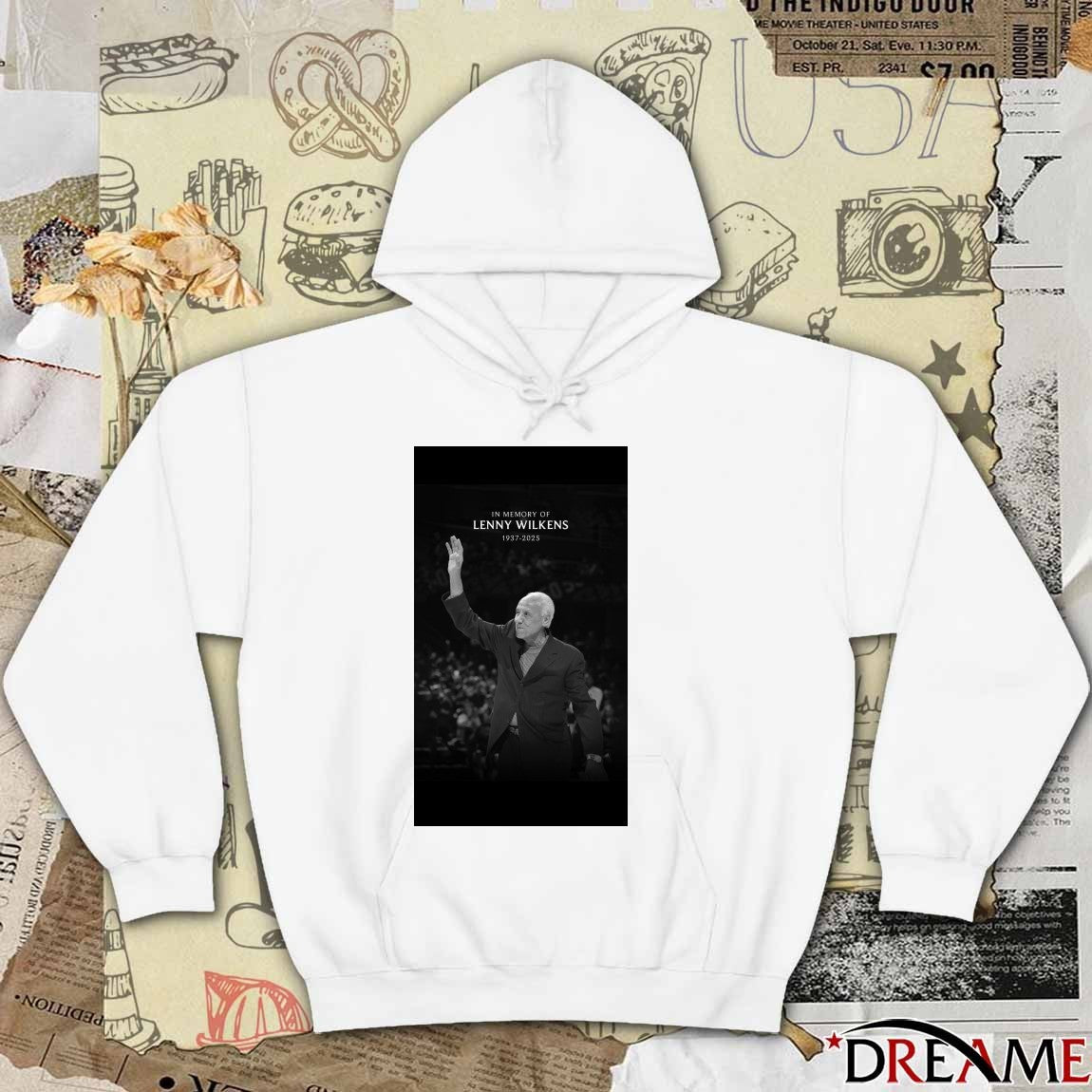 In Loving Memory Legendary Lenny Wilkens 1937 – 2025 Cleveland Cavaliers Poster t-shirt
