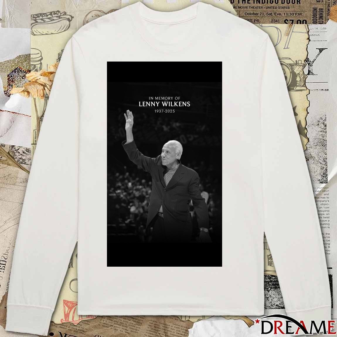 In Loving Memory Legendary Lenny Wilkens 1937 – 2025 Cleveland Cavaliers Poster t-shirt
