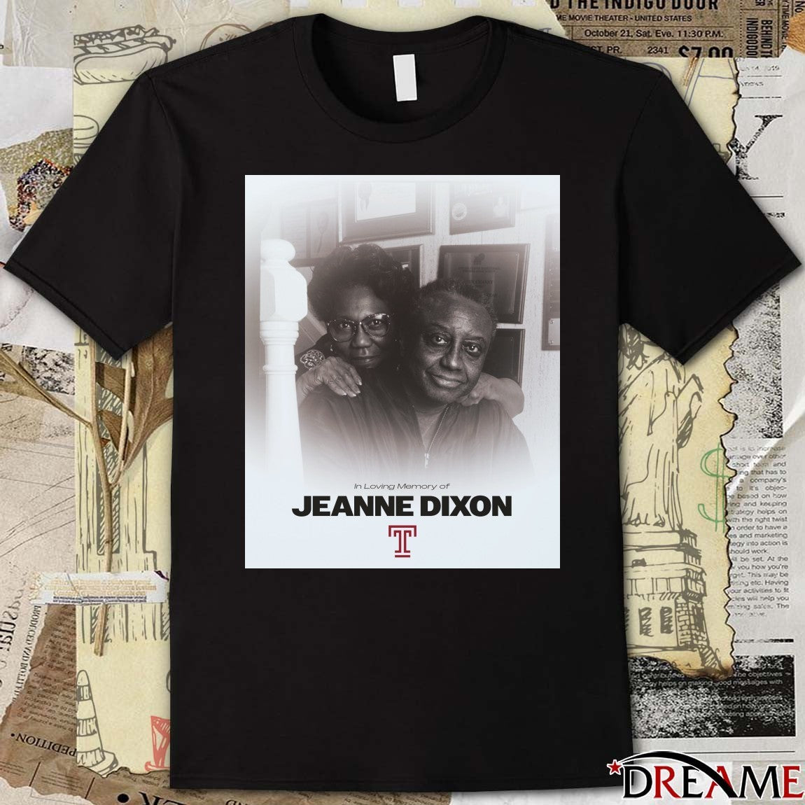 In Loving Memory Of Jeanne Dixon Temple Men’s Basketball t-shirt