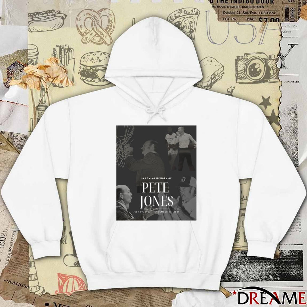 In Loving Memory Of Pete Jones July 19 1933 – November 26 2025 NDHS Athletic Association Poster t-shirt